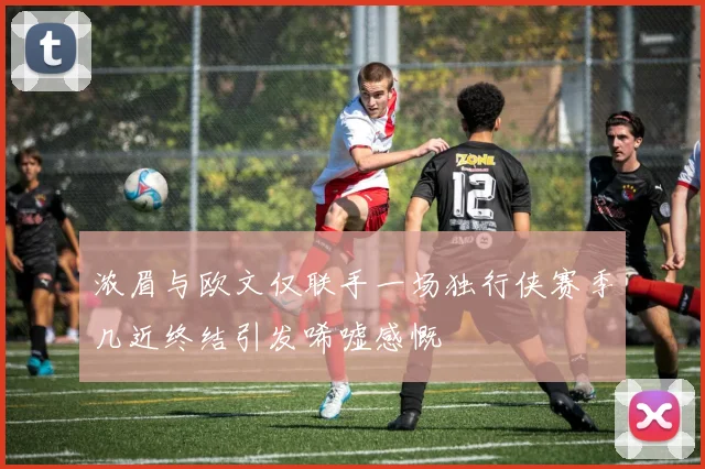 浓眉与欧文仅联手一场独行侠赛季几近终结引发唏嘘感慨